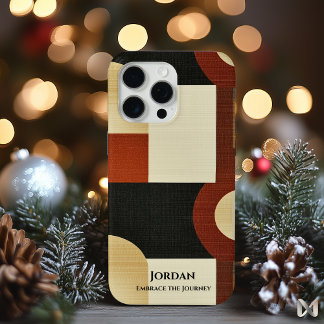 Modern Minimalist Geometric – Bold Abstract style iPhone 15 Pro Max Case