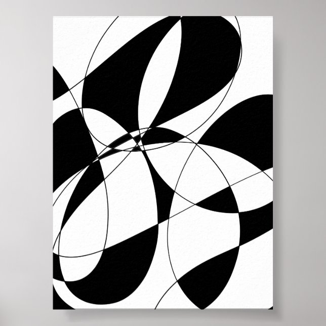 Modern Minimalist Geometric Wall Print (Front)