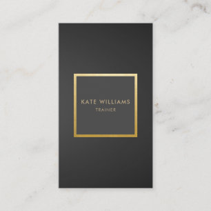 Modern Minimalist Gradient Gold Luxury Vertical Business Card
