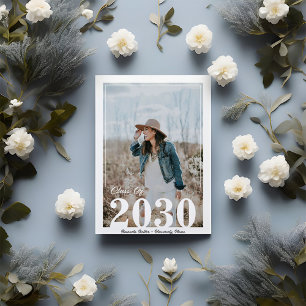 Modern Minimalist Graduation Invitation