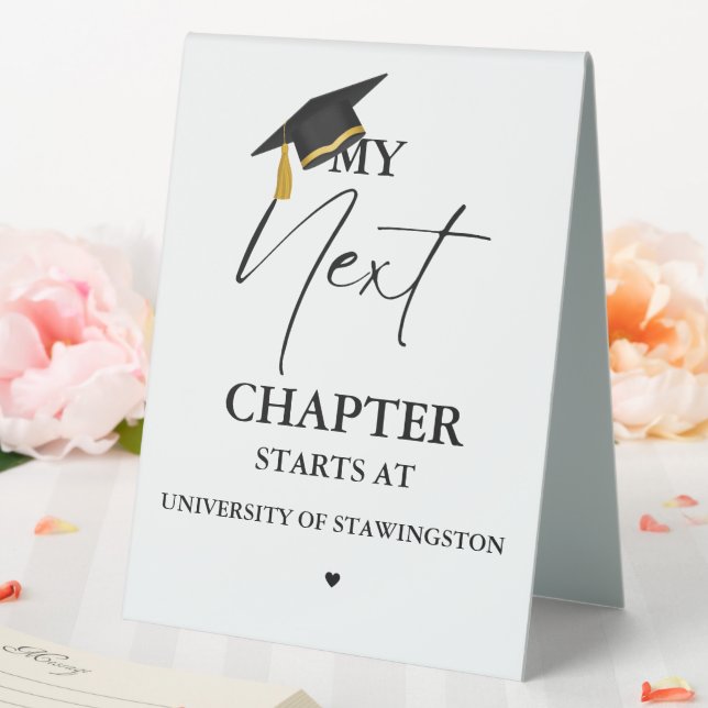 Modern Minimalist Graduation My next Chapter start (In SItu (Wedding))