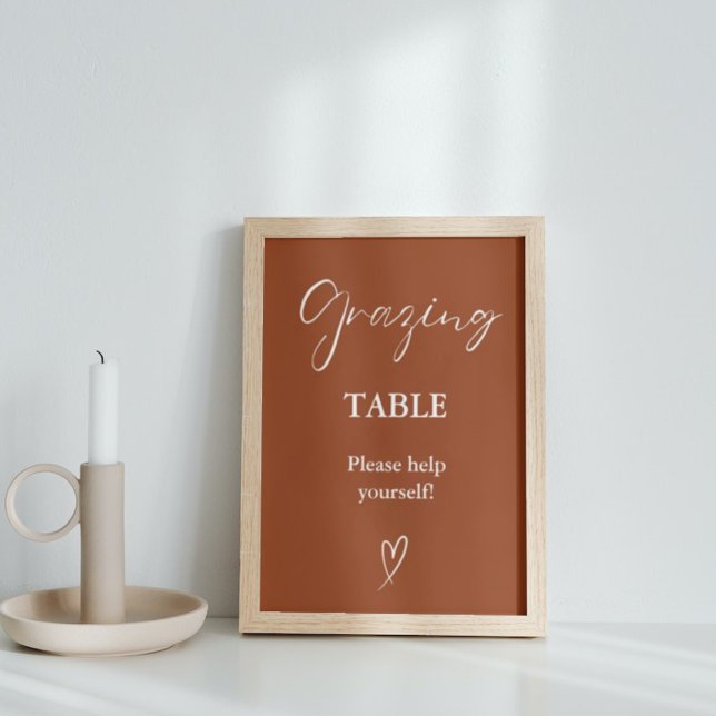Modern Minimalist Grazing table Sign (Creator Uploaded)