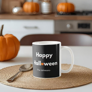 Modern Minimalist Halloween – Personalised Coffee Mug