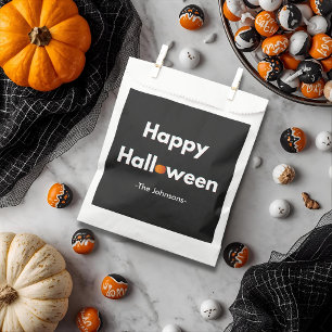 Modern Minimalist Halloween – Personalised Favour Bag