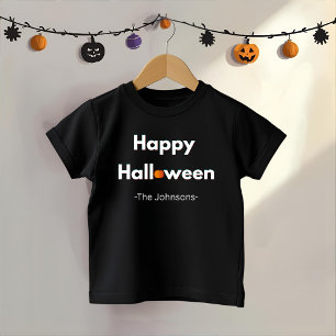 Modern Minimalist Halloween – Personalised Toddler T-Shirt