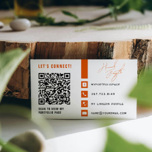Modern Minimalist “Hi.” Business Card