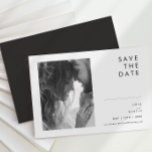 Modern Minimalist Horizontal Save The Date Magnet<br><div class="desc">This Modern Minimalist horizonal save the date magnet is perfect for your classy boho wedding. Its simple, unique abstract design accompanied by a contemporary minimal script and a white and black colour palette gives this product a feel of elegant formal luxury while staying simplistic, chic bohemian. Keep it as is,...</div>