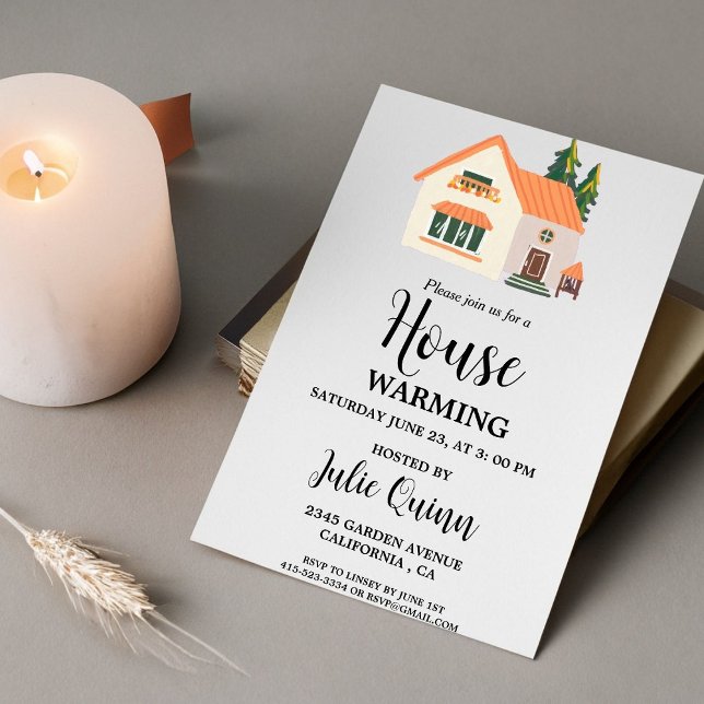 Modern Minimalist House warming Party  Invitation (Creator Uploaded)