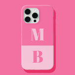 Modern Minimalist Initial Monogram iPhone 15 Pro Max Case<br><div class="desc">Modern Initial Monogram Phone Case. Create your own personalised iPhone Case with custom initial name.</div>