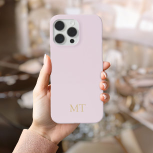 Modern Minimalist Initial Monogram iPhone 15 Pro Case