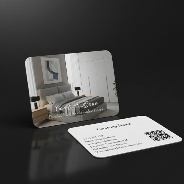 Modern Minimalist Interior Photo | Vacation Rental Business Card (Creator Uploaded)