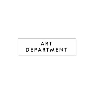 modern minimalist inventory office department self-inking stamp