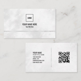 Modern Minimalist Iridescent Business Card