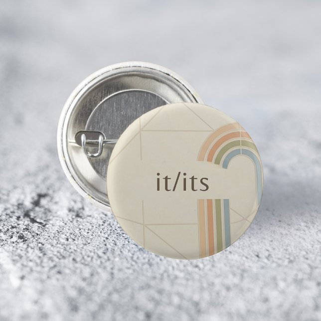 Modern Minimalist It/Its LGBTQ Pride Pin (Creator Uploaded)