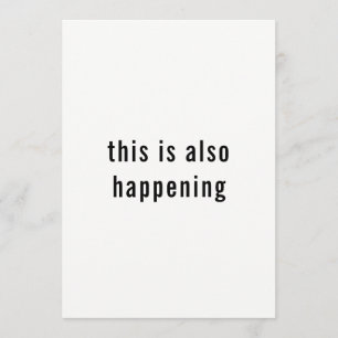 Modern Minimalist It's Happening Couple's Shower Invitation