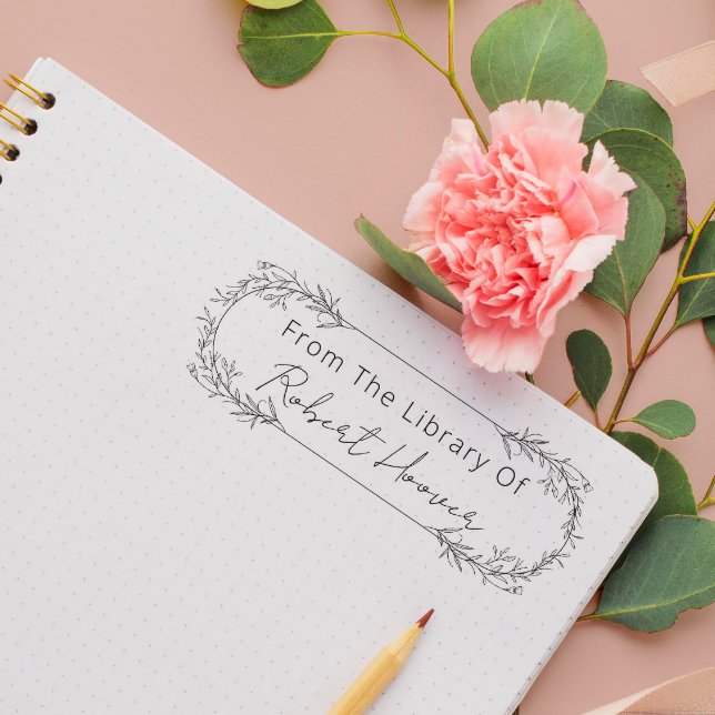 Modern Minimalist Leaves From The Library Of Rubber Stamp (Creator Uploaded)