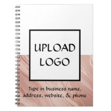 Modern Minimalist Logo Business Promotion Notebook