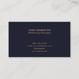 Modern Minimalist Logo Custom details Business Card