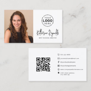 Modern Minimalist Logo Photo Script Icons QR Code Business Card
