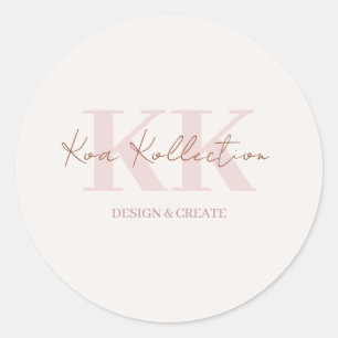 Modern Minimalist Logo Sticker