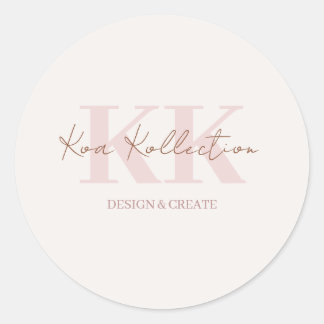 Modern Minimalist Logo Sticker