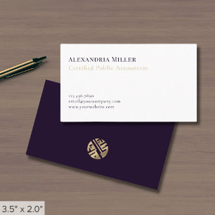 Modern Minimalist Luxury Business Card