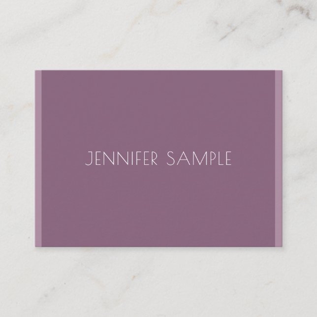 Modern Minimalist Luxury Elegant Template Trendy Business Card (Front)