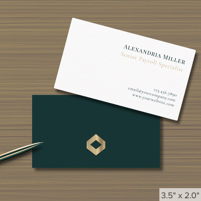 Modern Minimalist Luxury Logo Business Card (Creator Uploaded)