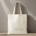 Modern Minimalist Maid of Honour Tote Bag<br><div class="desc">Custom-designed tote bag for maid of honour featuring modern and minimalist design.</div>