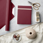 Modern Minimalist Maroon Burgundy Solid Colour Wrapping Paper<br><div class="desc">Introducing our Modern Minimalist Maroon Burgundy Solid Colour Wrapping Paper, designed for those who appreciate simplicity and elegance in their gift wrapping. This wrapping paper features a rich maroon burgundy hue, offering a sophisticated and modern look that enhances any gift. Crafted from high-quality materials, it ensures durability and ease of...</div>