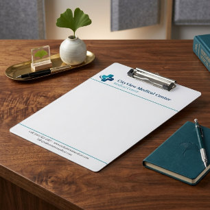 Modern Minimalist Medical Clipboard Clinic Office 