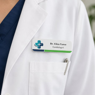 Modern Minimalist Medical Staff Custom Name  Tag