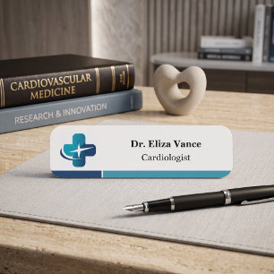 Modern Minimalist Medical Staff Custom Name  Tag