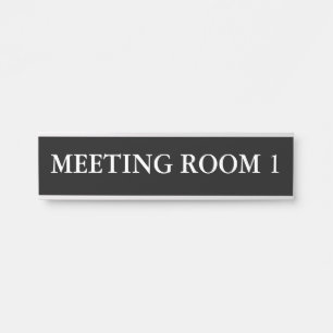 Modern minimalist Meeting room Administration Room Door Sign