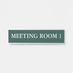 Modern minimalist Meeting room Administration Room Door Sign