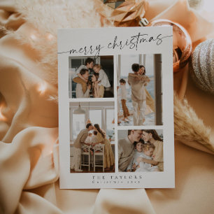 Modern Minimalist Merry Christmas Card