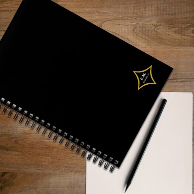 Modern Minimalist Monogram Notebook (Creator Uploaded)