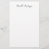 Modern Minimalist Name Personalised Calligraphy