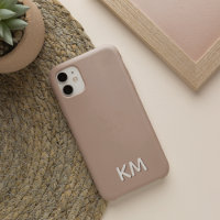 Modern Minimalist Neutral Monogram