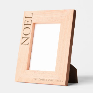 Modern Minimalist NOEL Christmas Laser Etched Frames
