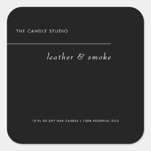 Modern Minimalist Packaging Candle Cosmetics Label