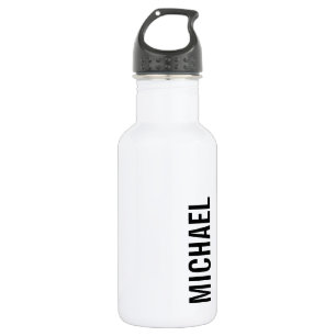 Modern Minimalist Personalised Name 532 Ml Water Bottle