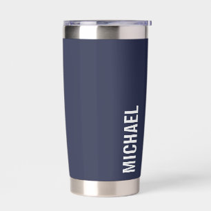 Modern Minimalist Personalised Name Insulated Tumbler
