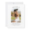 Modern Minimalist Photo Graduation Party Invite