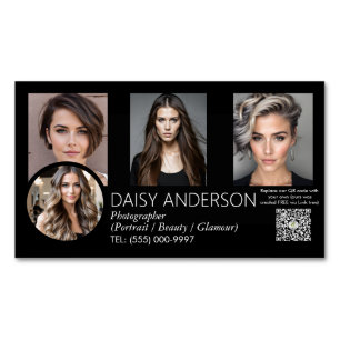 Modern Minimalist Photographer Business Card   