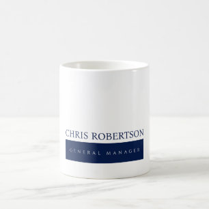 Modern Minimalist Plain Coffee Mug