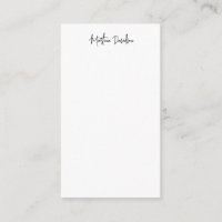 Modern Minimalist Plain Creative Calligraphy
