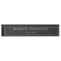 Modern Minimalist Plain Elegant Grey
