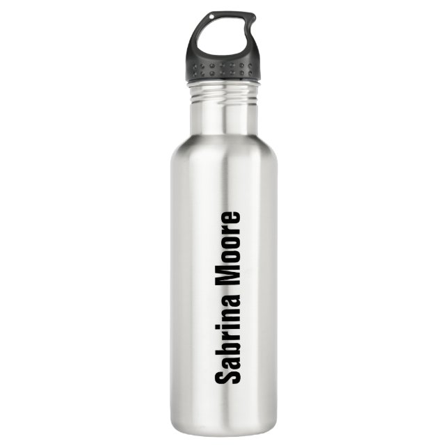 Modern Minimalist Plain Professional 710 Ml Water Bottle (Front)
