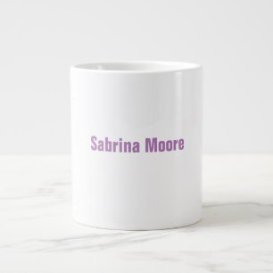 Modern Minimalist Plain Professional Large Coffee Mug